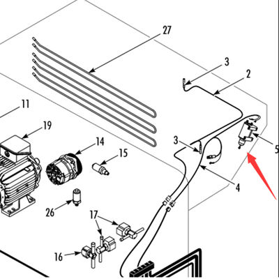 442823 Θερμοστάτης κινητήρα απόψυξης Thermo King T-880Pro original