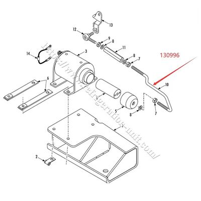130996 Μονάδα ψύξης THERMOKING SP Ράβδος έλξης - σωληνοειδές καυσίμου, ανταλλακτικά T-M/T-R